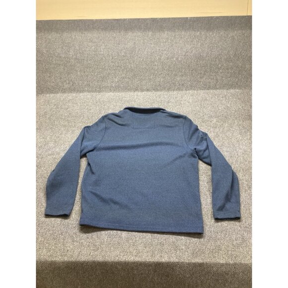 G.H. Bass 1/4 Zip Fleece Pullover Men’s Size XXL Blue Long Sleeve - Picture 5 of 6